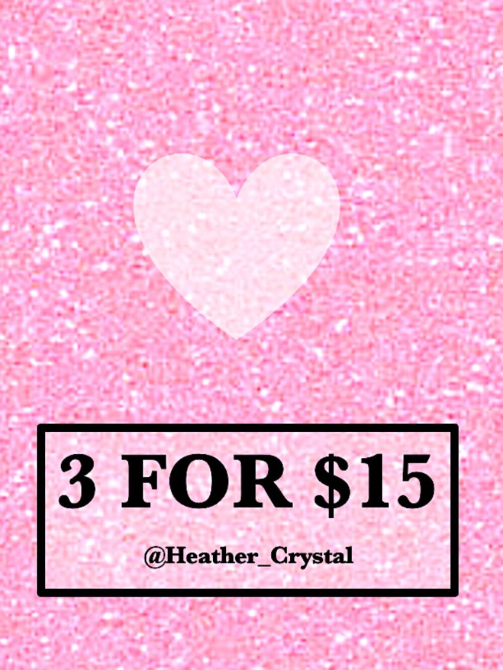 3 FOR $15